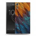 Дизайнерский пластиковый чехол для Sony Xperia XZs Перья