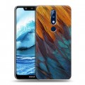 Дизайнерский силиконовый чехол для Nokia 5.1 Plus Перья