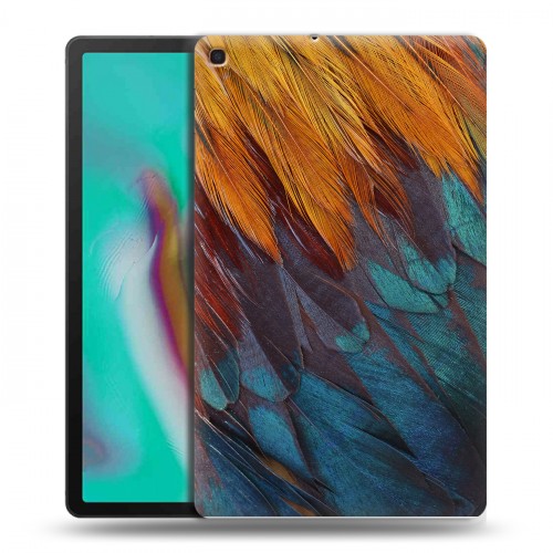 Дизайнерский пластиковый чехол для Samsung Galaxy Tab A 10.1 (2019) Перья