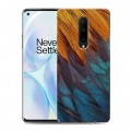 Дизайнерский силиконовый чехол для OnePlus 8 Перья