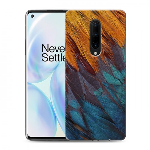 Дизайнерский силиконовый чехол для OnePlus 8 Перья