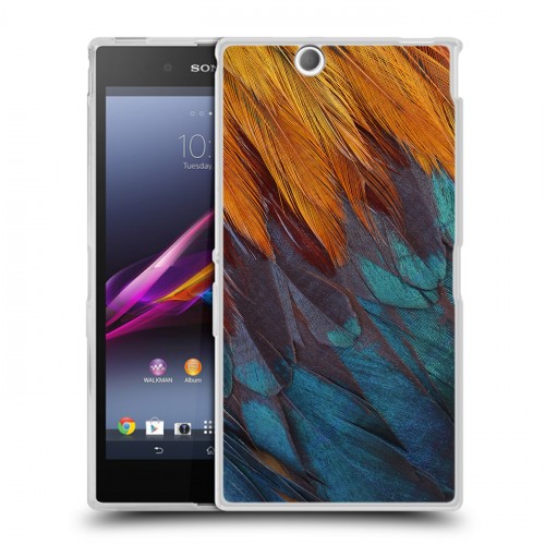 Дизайнерский пластиковый чехол для Sony Xperia Z Ultra  Перья