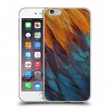 Дизайнерский силиконовый чехол для Iphone 6 Plus/6s Plus Перья