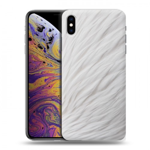 Дизайнерский силиконовый чехол для Iphone Xs Max Перья