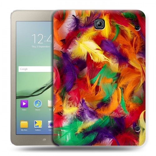 Дизайнерский силиконовый чехол для Samsung Galaxy Tab S2 8.0 Перья