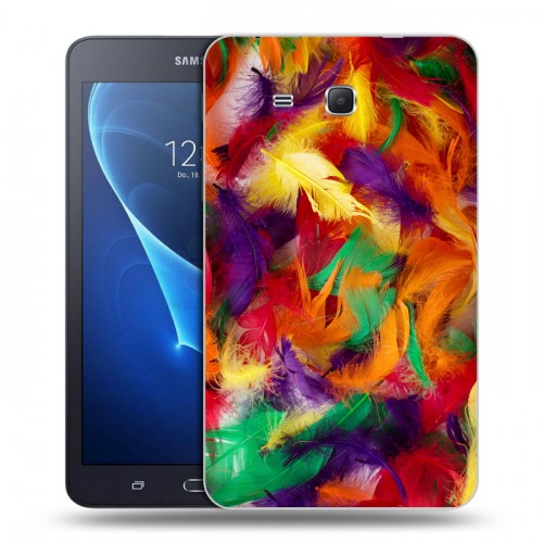 Дизайнерский силиконовый чехол для Samsung Galaxy Tab A 7 (2016) Перья