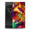 Дизайнерский пластиковый чехол для Sony Xperia XZs Перья