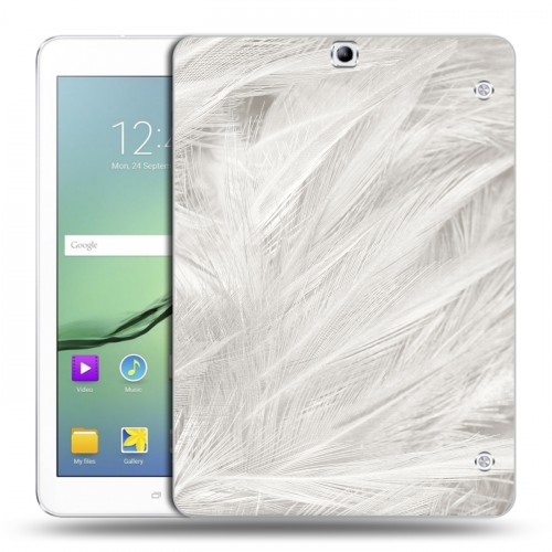 Дизайнерский силиконовый чехол для Samsung Galaxy Tab S2 9.7 Перья
