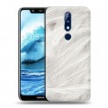 Дизайнерский силиконовый чехол для Nokia 5.1 Plus Перья