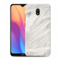 Дизайнерский силиконовый с усиленными углами чехол для Xiaomi RedMi 8A Перья