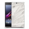 Дизайнерский пластиковый чехол для Sony Xperia Z Ultra  Перья