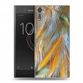 Дизайнерский пластиковый чехол для Sony Xperia XZs Перья