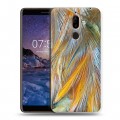 Дизайнерский пластиковый чехол для Nokia 7 Plus Перья