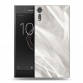 Дизайнерский пластиковый чехол для Sony Xperia XZs Перья