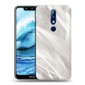 Дизайнерский пластиковый чехол для Nokia 5.1 Plus Перья