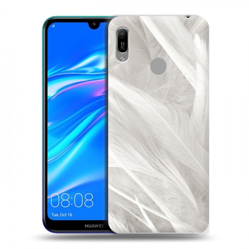 Дизайнерский пластиковый чехол для Huawei Y6 (2019) Перья