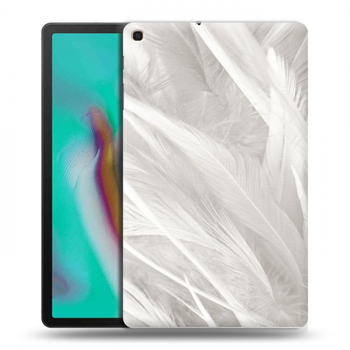 Дизайнерский пластиковый чехол для Samsung Galaxy Tab A 10.1 (2019) Перья