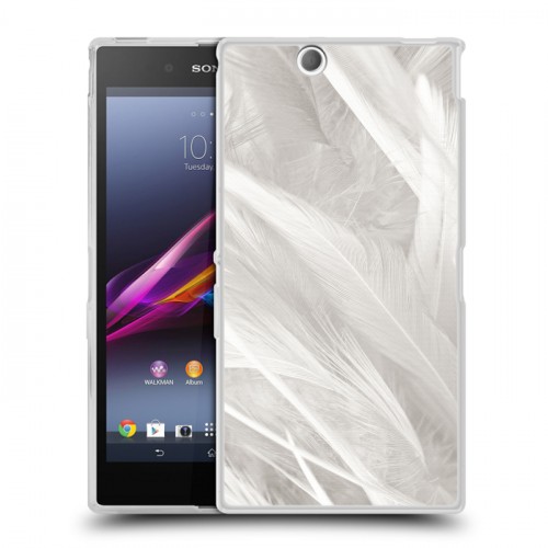 Дизайнерский пластиковый чехол для Sony Xperia Z Ultra  Перья