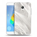 Дизайнерский силиконовый чехол для  Meizu MX3 Перья