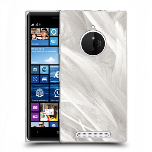 Дизайнерский пластиковый чехол для Nokia Lumia 830 Перья