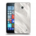 Дизайнерский пластиковый чехол для Microsoft Lumia 640 Перья