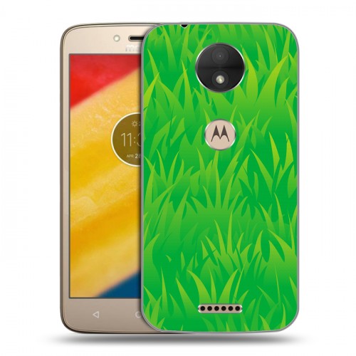 Дизайнерский пластиковый чехол для Motorola Moto C Трава