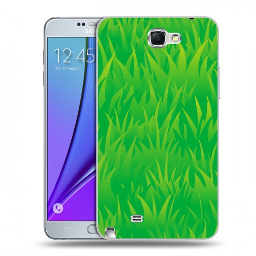 Дизайнерский пластиковый чехол для Samsung Galaxy Note 2 Трава