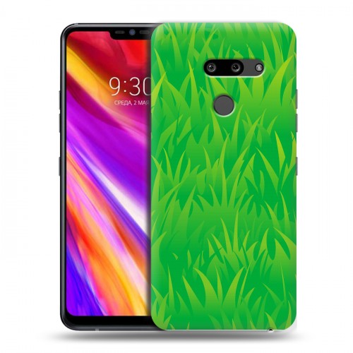 Дизайнерский пластиковый чехол для LG G8 ThinQ Трава