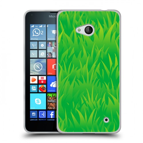 Дизайнерский пластиковый чехол для Microsoft Lumia 640 Трава