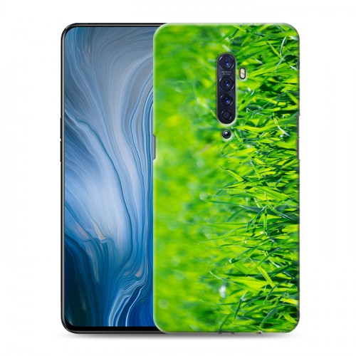 Дизайнерский пластиковый чехол для OPPO Reno2 Z Трава