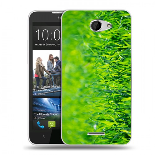 Дизайнерский пластиковый чехол для HTC Desire 516 Трава