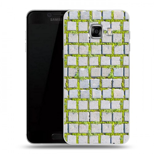 Дизайнерский пластиковый чехол для Samsung Galaxy C5 Трава