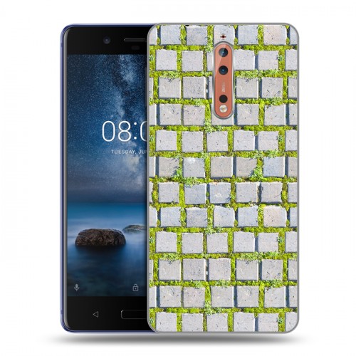 Дизайнерский пластиковый чехол для Nokia 8 Трава