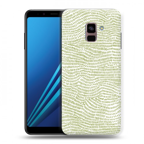 Дизайнерский пластиковый чехол для Samsung Galaxy A8 Plus (2018) Трава