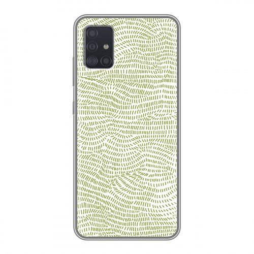 Дизайнерский силиконовый чехол для Samsung Galaxy A51 Трава