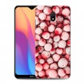 Дизайнерский силиконовый с усиленными углами чехол для Xiaomi RedMi 8A Ягоды