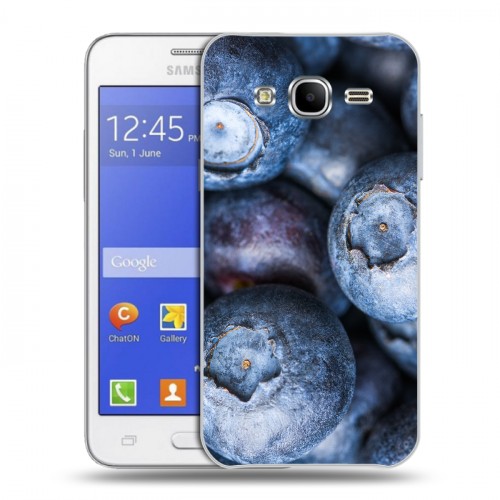 Дизайнерский силиконовый чехол для Samsung Galaxy J7 Ягоды