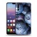 Дизайнерский силиконовый с усиленными углами чехол для Huawei P20 Pro Ягоды