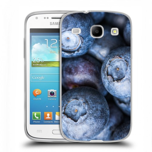 Дизайнерский пластиковый чехол для Samsung Galaxy Core Ягоды