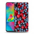 Дизайнерский пластиковый чехол для Samsung Galaxy M20 Ягоды