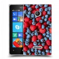 Дизайнерский пластиковый чехол для Microsoft Lumia 435 Ягоды