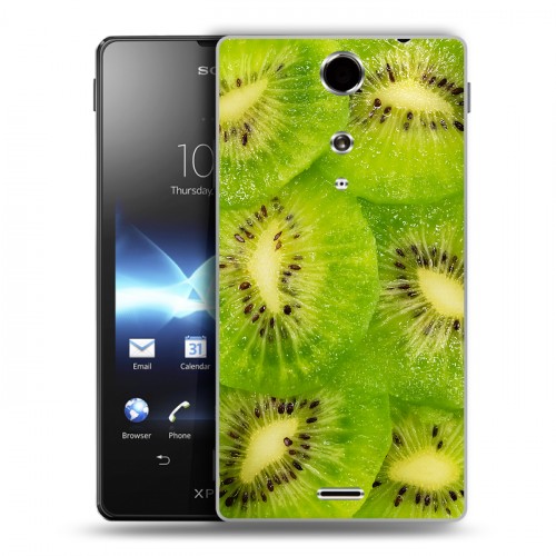 Дизайнерский пластиковый чехол для Sony Xperia TX Ягоды