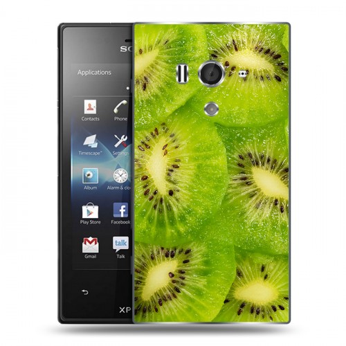 Дизайнерский пластиковый чехол для Sony Xperia acro S Ягоды