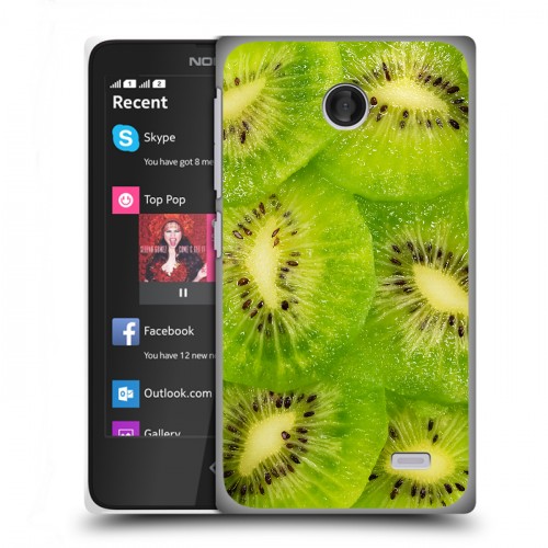 Дизайнерский пластиковый чехол для Nokia X Ягоды