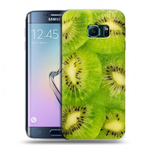 Дизайнерский пластиковый чехол для Samsung Galaxy S6 Edge Ягоды