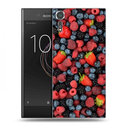 Дизайнерский пластиковый чехол для Sony Xperia XZs Ягоды