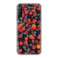 Дизайнерский силиконовый чехол для Huawei Y9s Ягоды