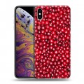 Дизайнерский силиконовый чехол для Iphone Xs Max Ягоды