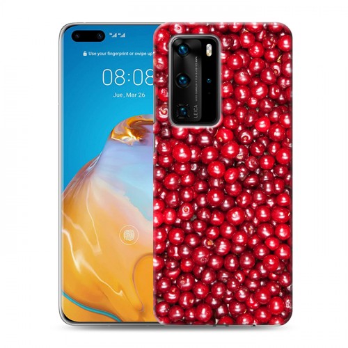 Дизайнерский пластиковый чехол для Huawei P40 Pro Ягоды