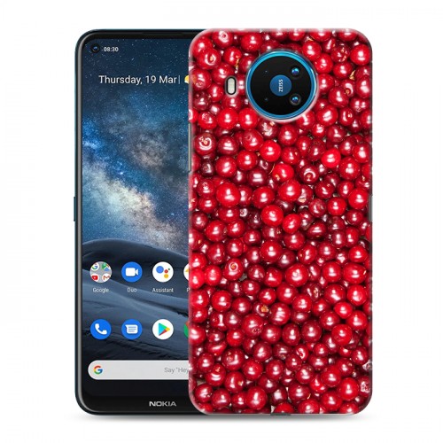 Дизайнерский силиконовый чехол для Nokia 8.3 Ягоды